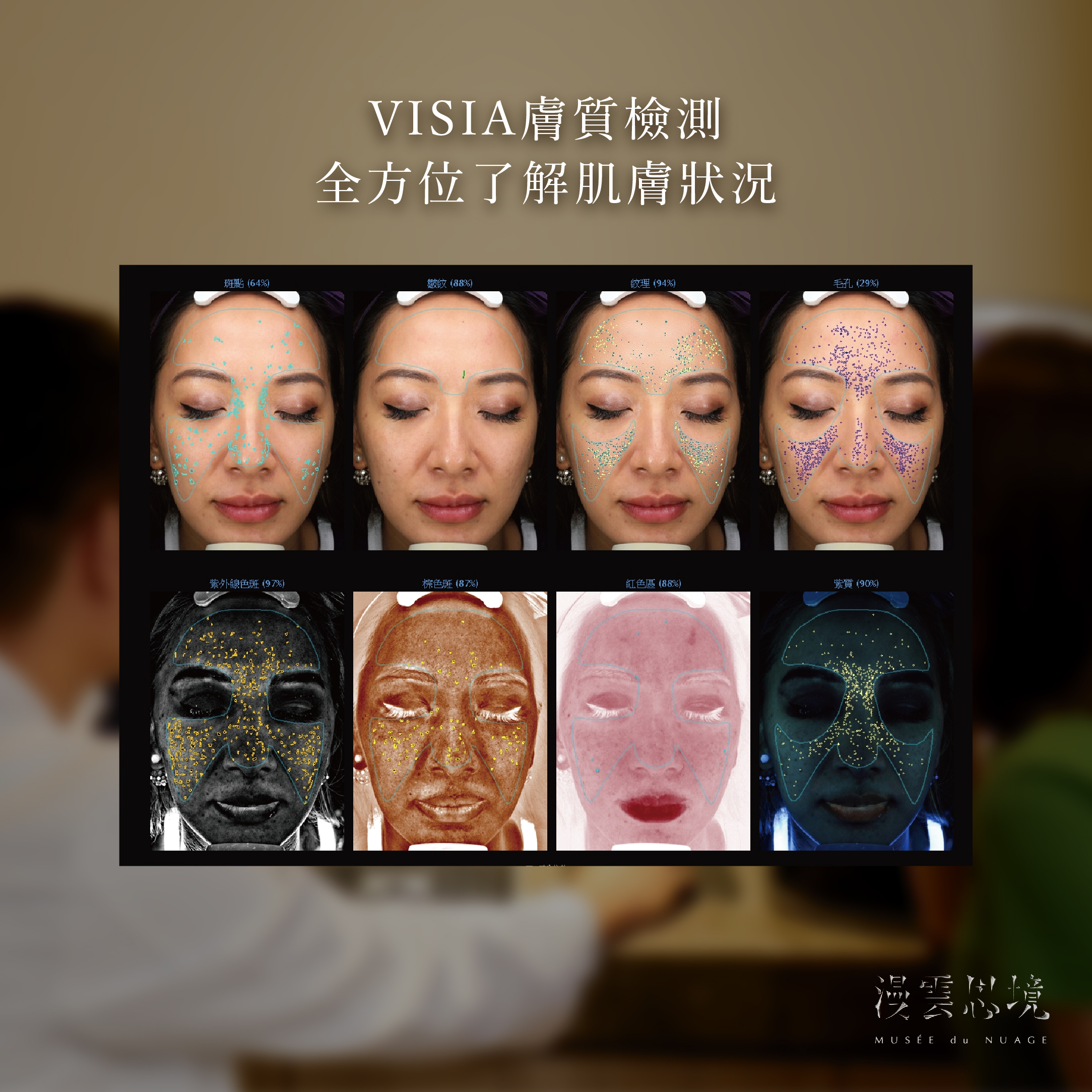 VISIA膚質檢測，全方位了解肌膚狀況