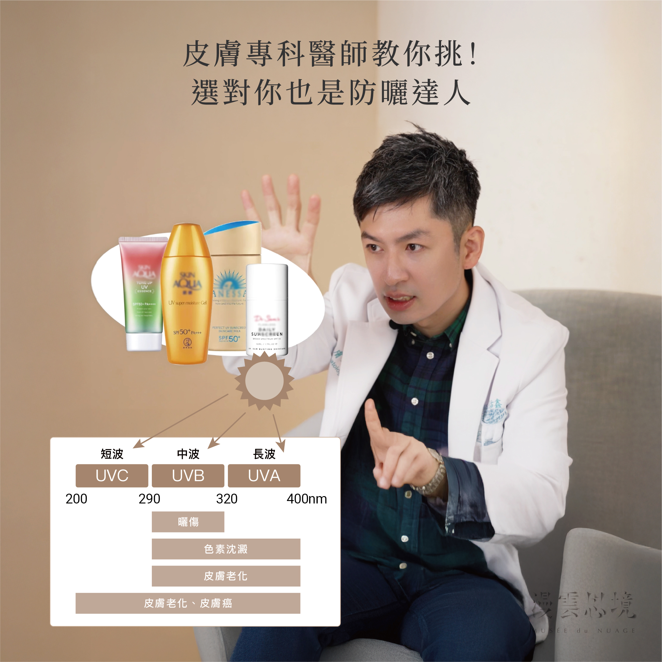 皮膚專科醫師教你挑！選對你也是防曬達人